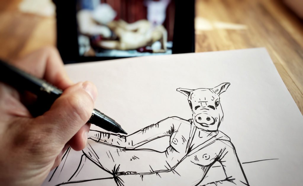 Kinky Live Drawing (mixed)