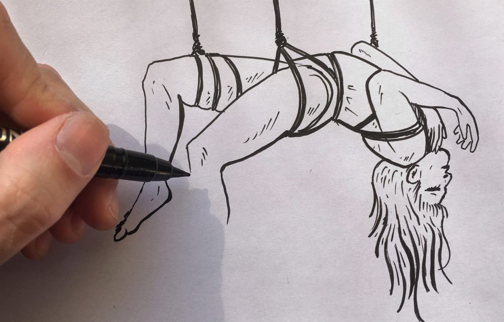Shibari Live Drawing (mixed)