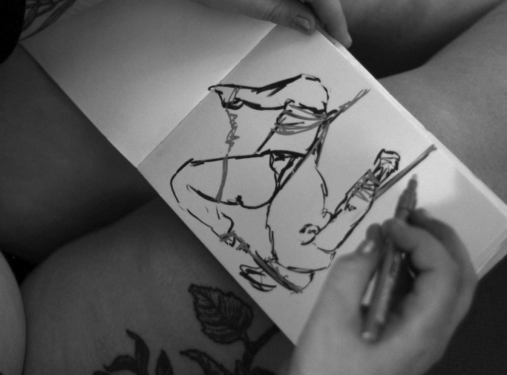 Shibari Life Drawing