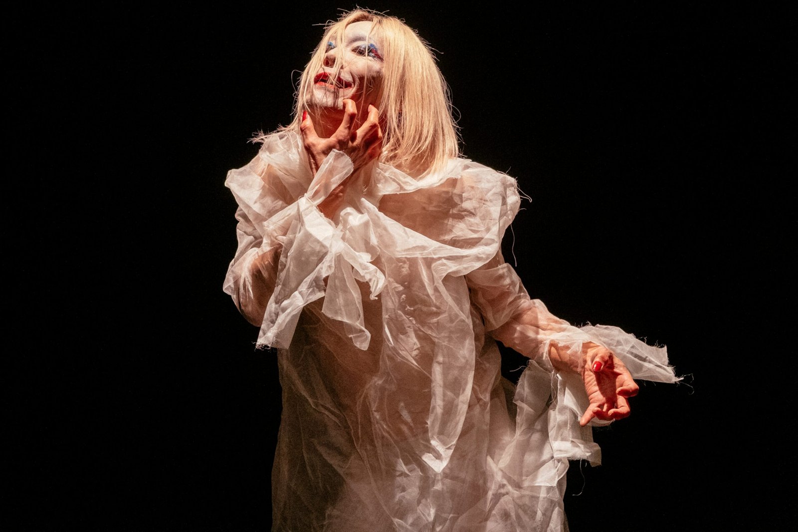 Butoh dance teacher Ken Mai is performing Flashes to Ashes
